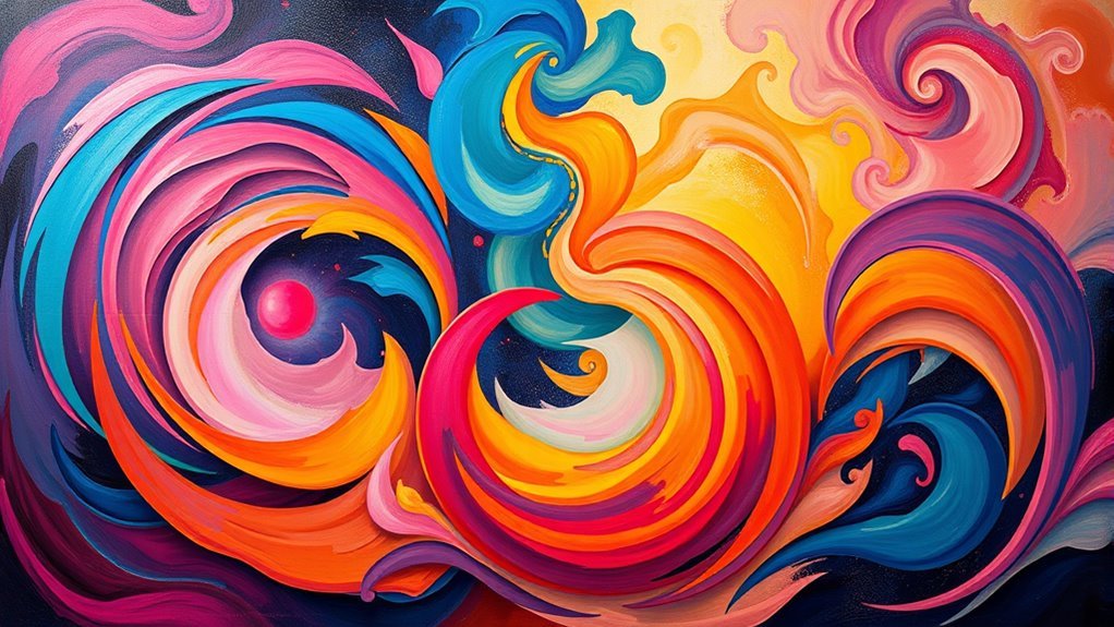abstract shapes evoke spirituality