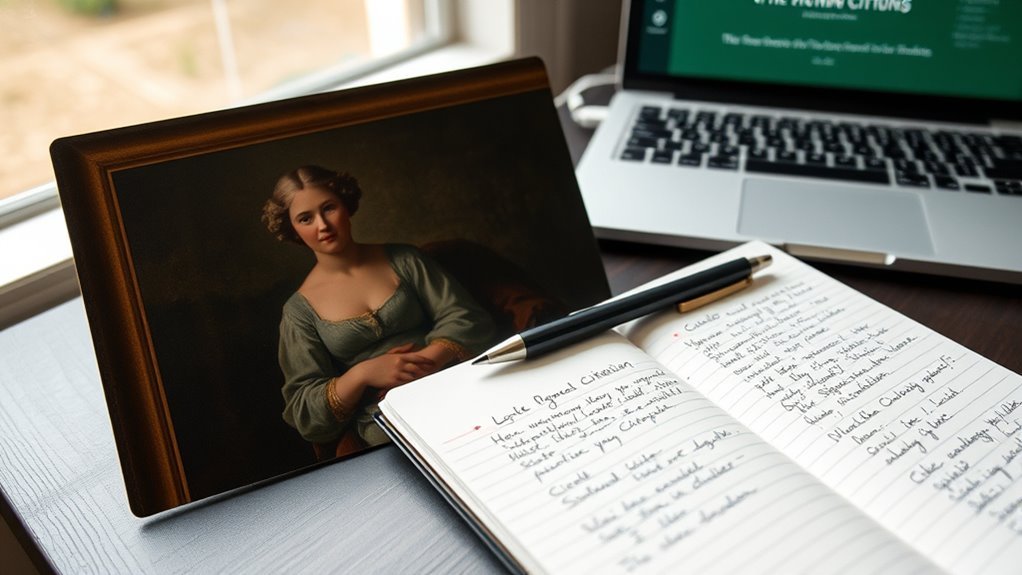 art citation essential details