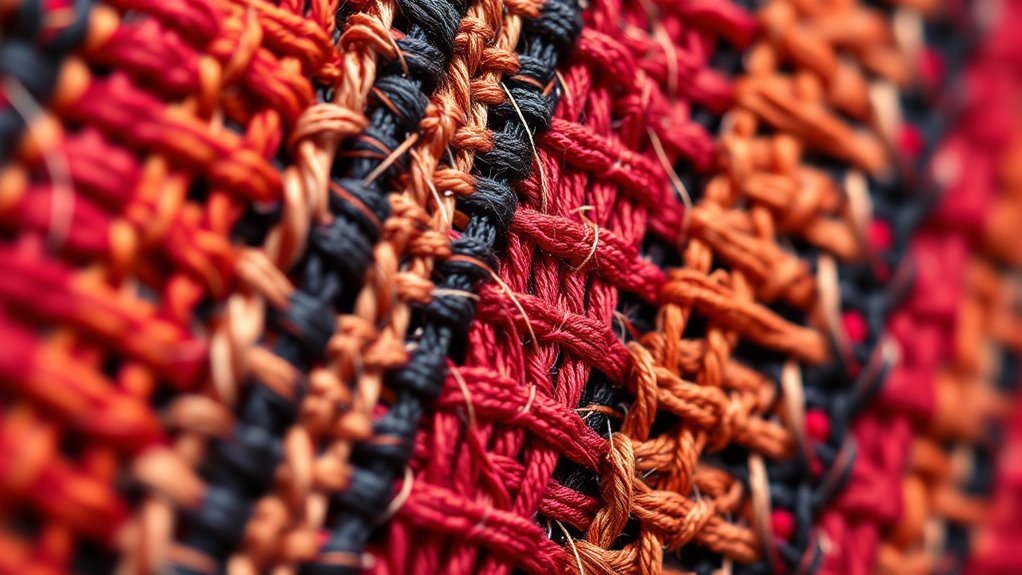 art created with textiles