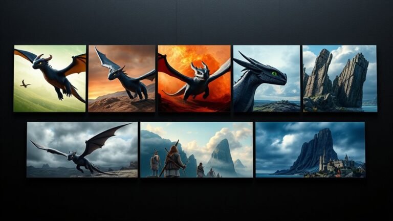 beautiful dragon concept art