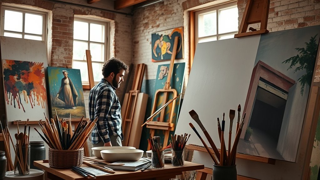 build portfolio sell art