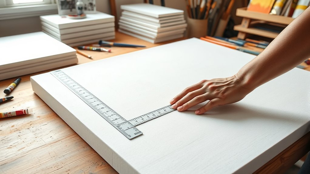choose appropriate canvas size