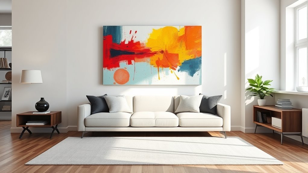 choose wall art size wisely