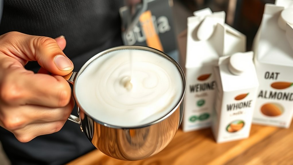 choosing milk for latte art