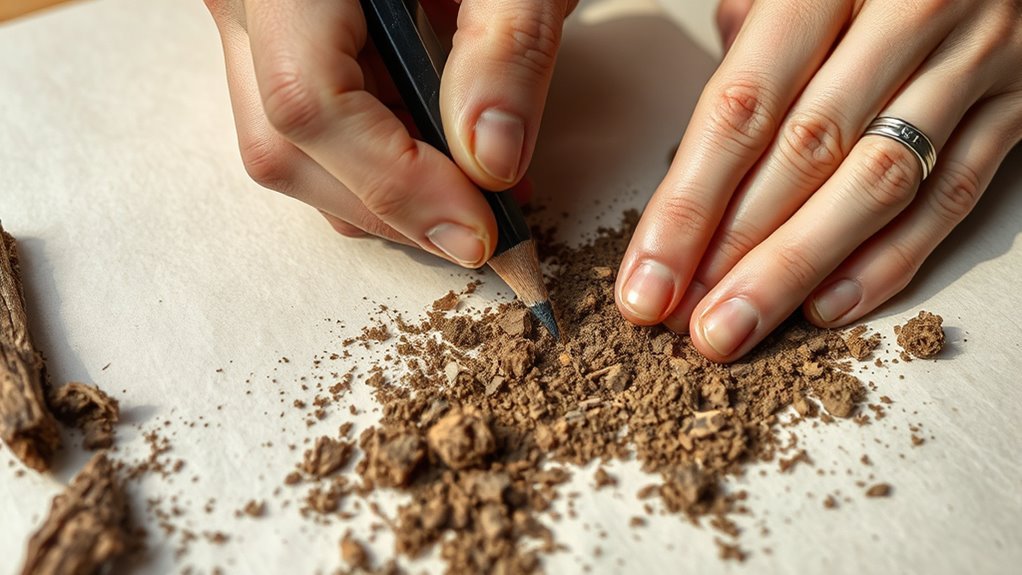 combine pencil with earth