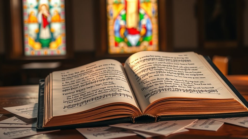 conveying divine reverence and sacrifice