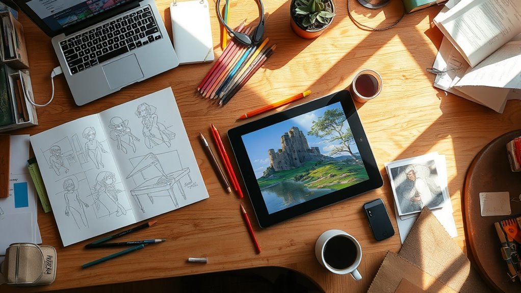 create detailed visual designs