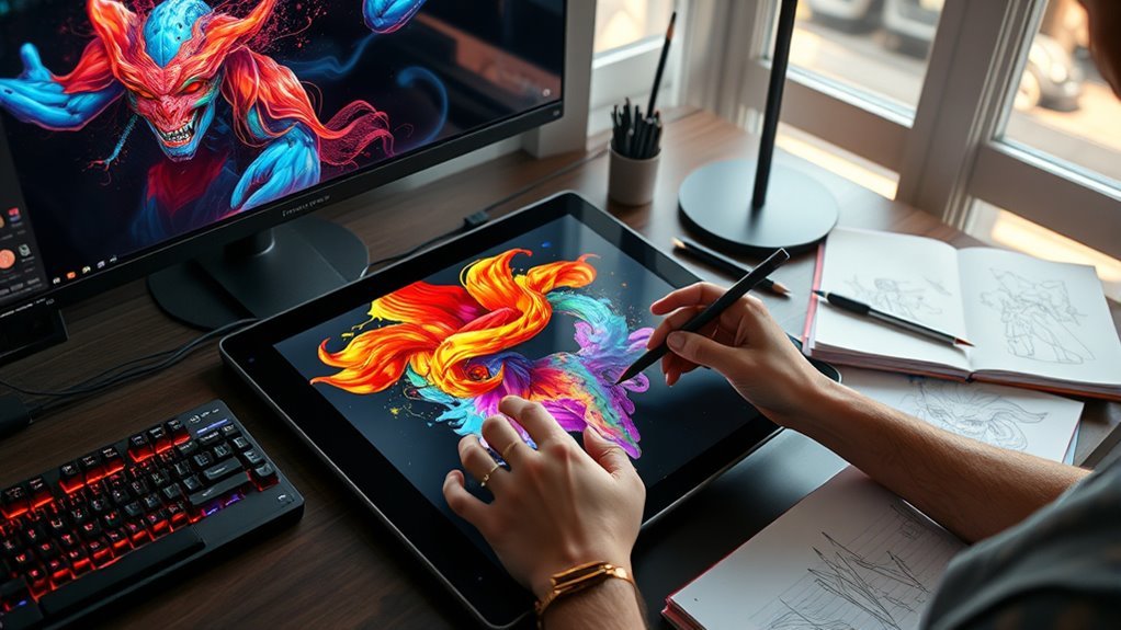 create digital art step by step