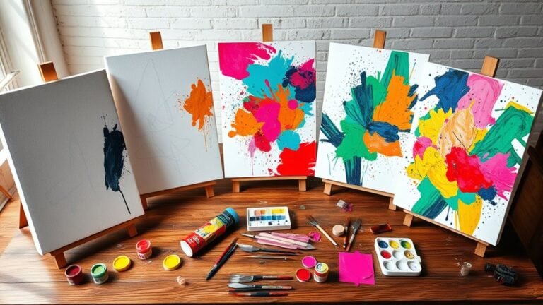 creating expressive abstract art