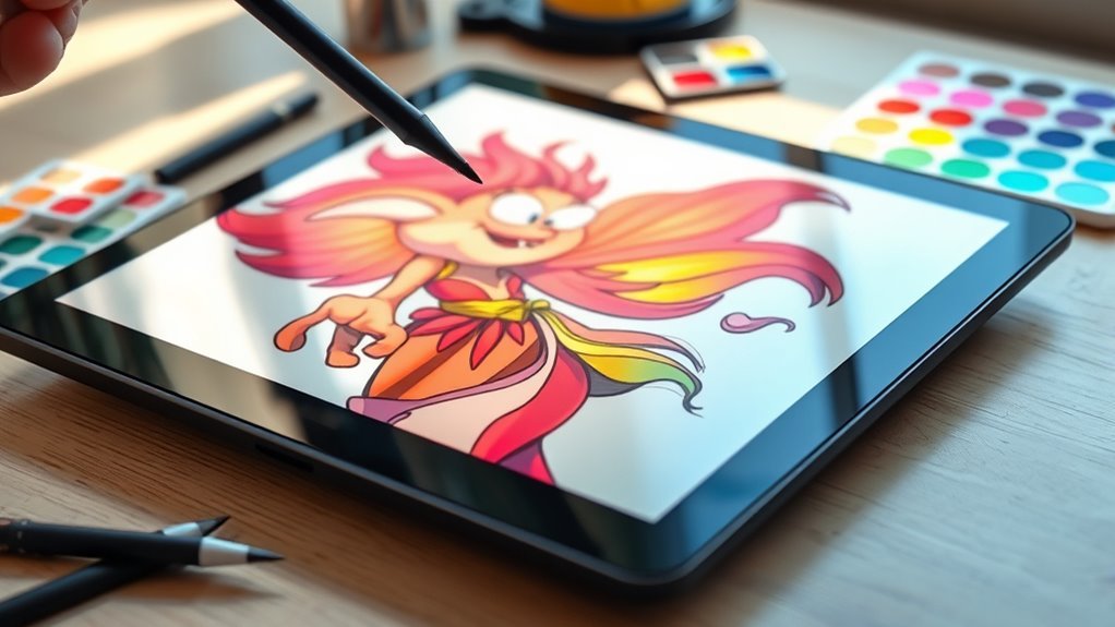 digital art coloring tutorial