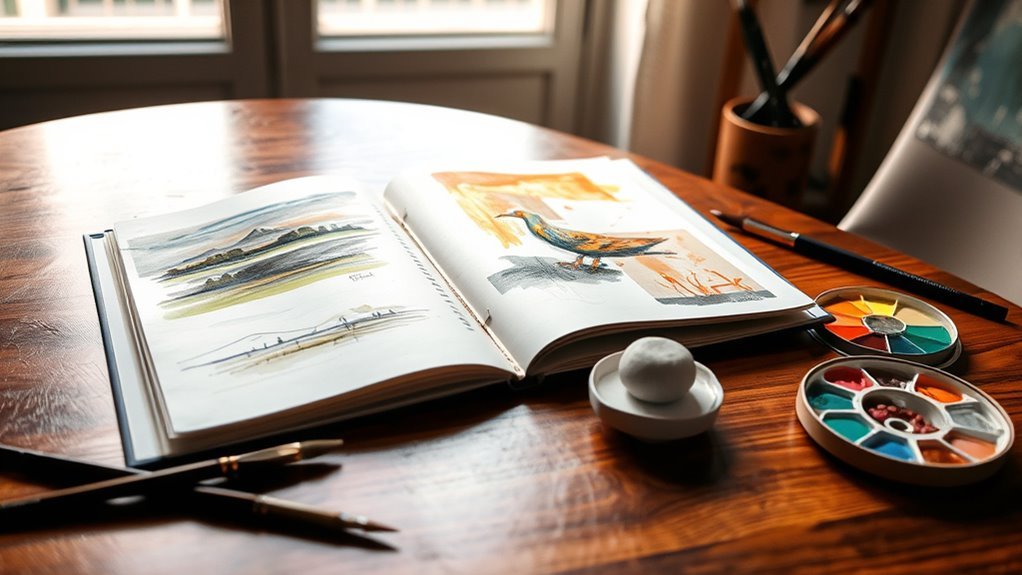 essential art portfolio components