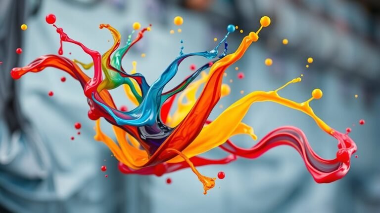 expressive artistic visual flow