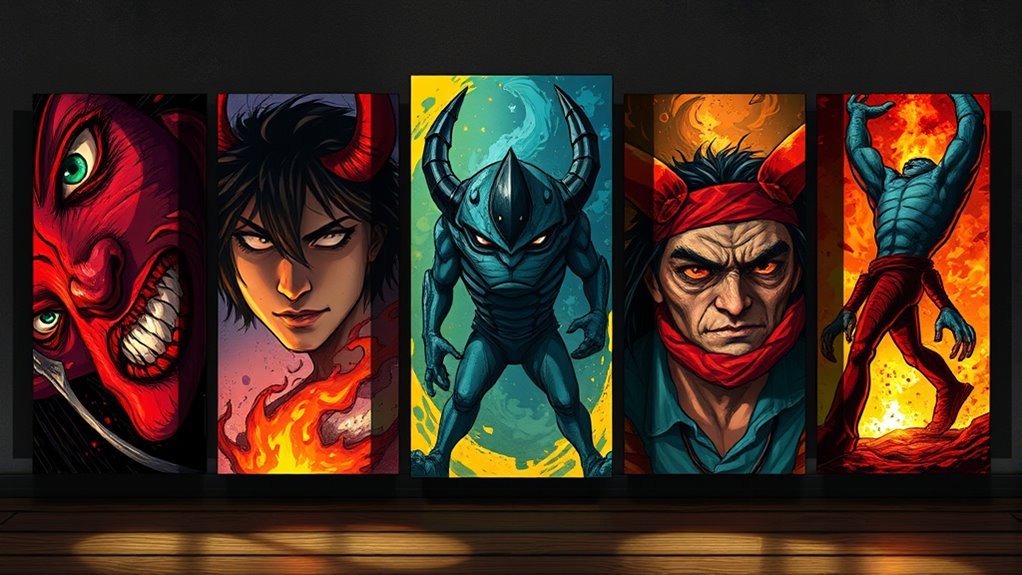 fanart highlights character themes