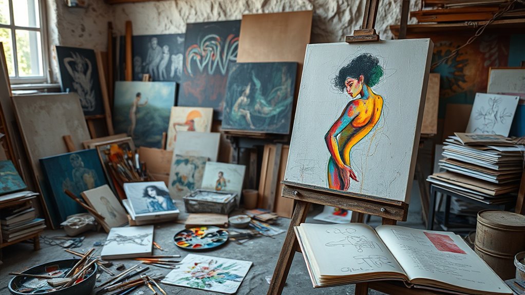 focus of the artwork