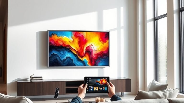 framing tv with artwork