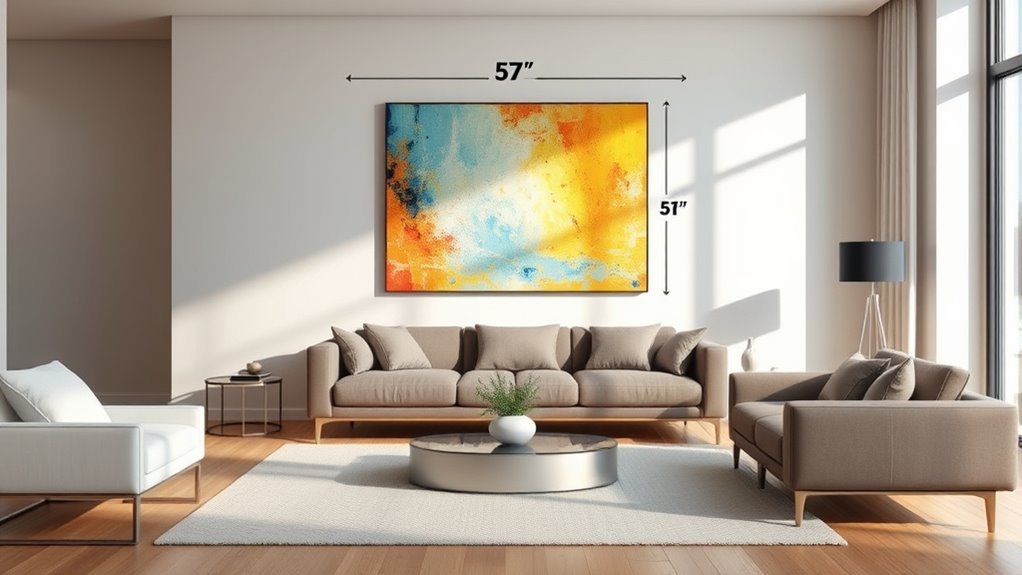 hang art at eye level