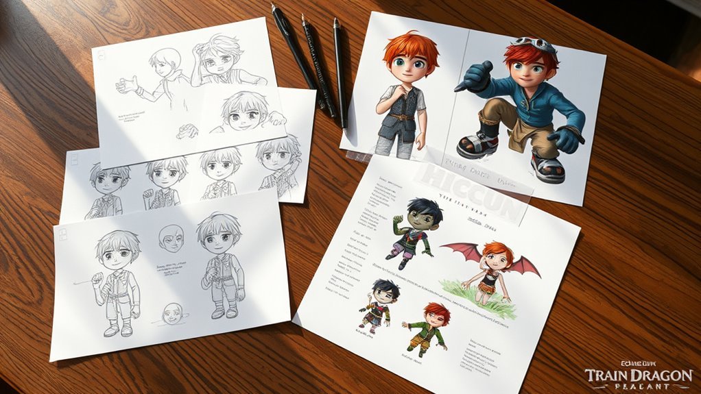 hiccup s evolving heroic design