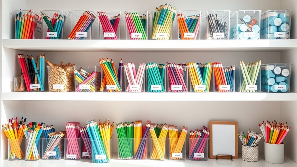 organized labeled storage solutions