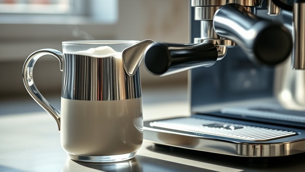 prepare purge pour froth