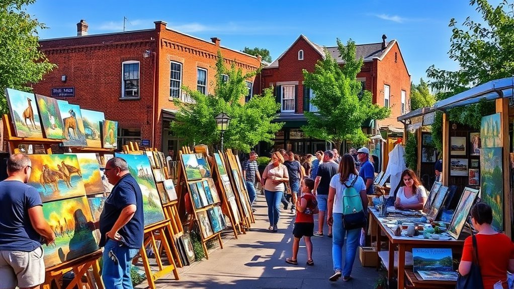 sell art at local venues