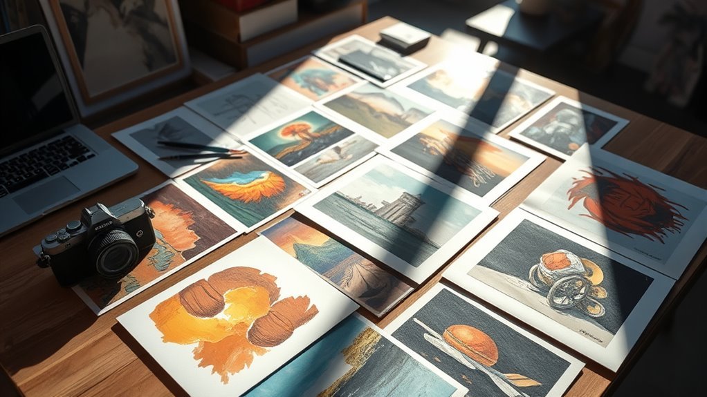 showcase versatile artist portfolio