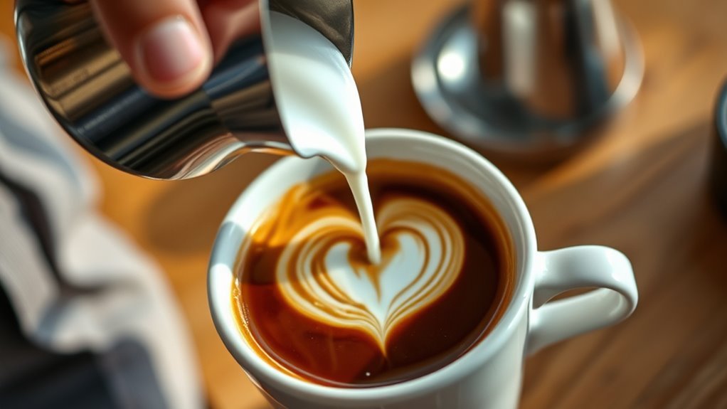step by step latte art