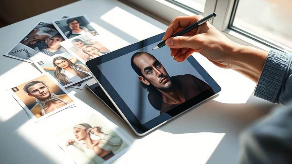 use multiple visual references