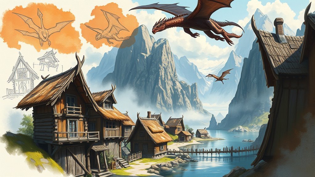 viking fantasy village design