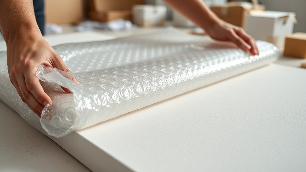 wrap cushion secure ship
